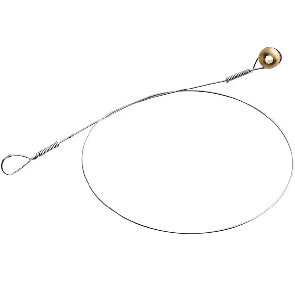 A Boska cutting wire with a gold ball on the end.