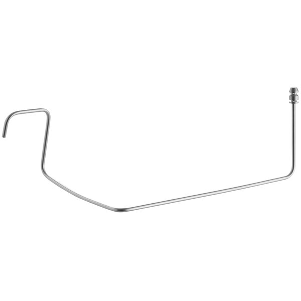 A long curved metal rod with a hook at one end.