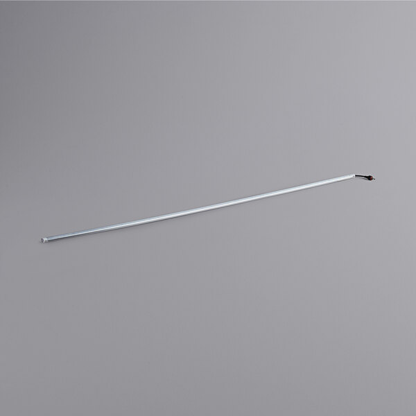 A long white LED bulb with a metal rod.