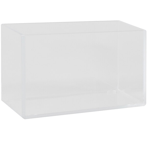 A clear plastic Cal-Mil display box.