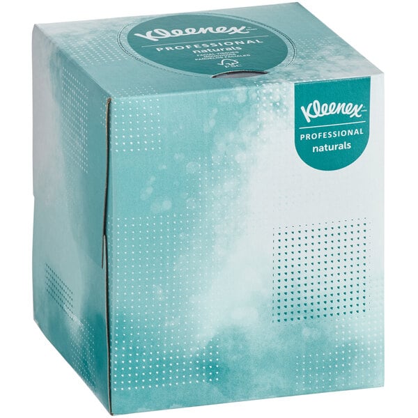A case of 36 Kleenex Professional 2-ply facial tissue cubes.