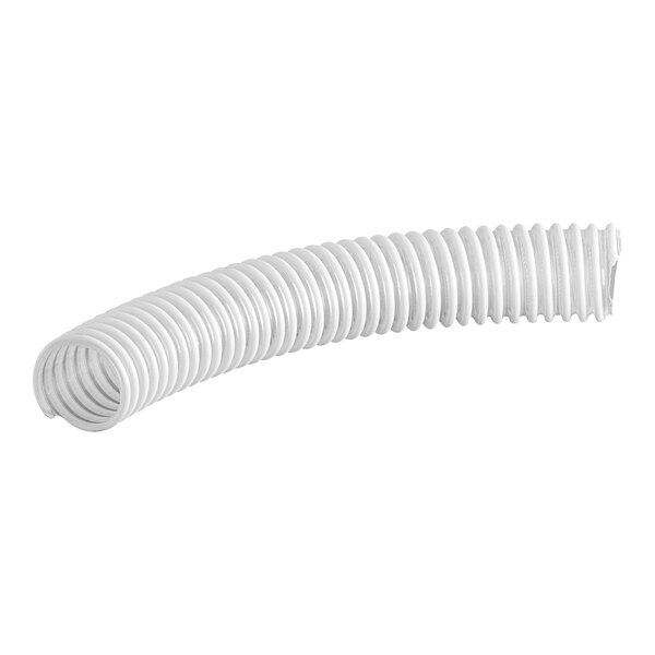 An Avantco white plastic waste pipe tube.