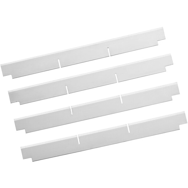A row of white rectangular Garde 181PBLD1 blades.