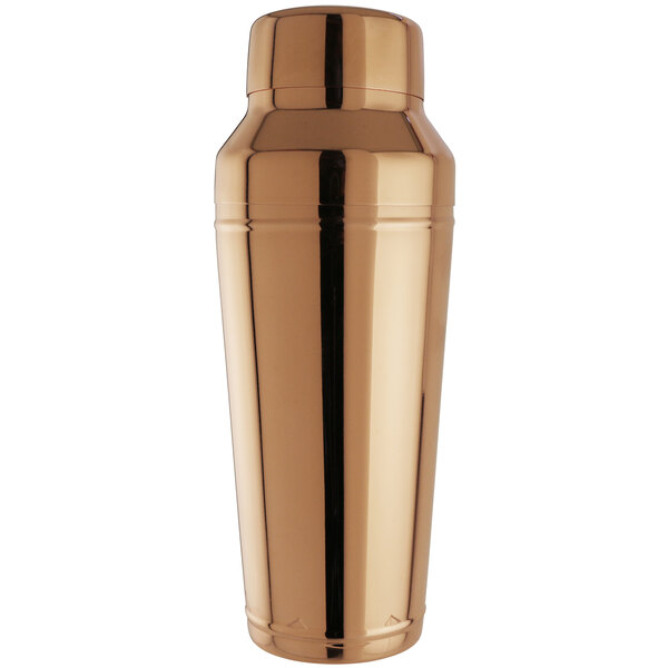 A Franmara copper cocktail shaker with a lid.