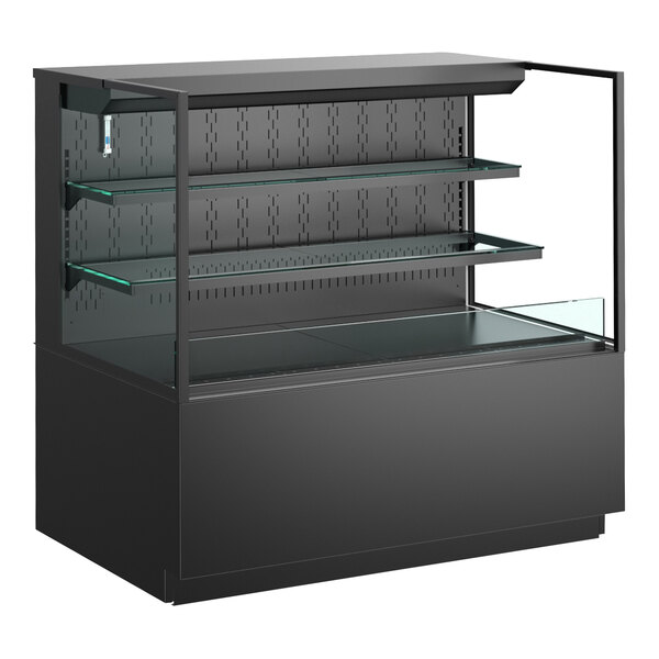 Structural Concepts NR4847RSSV Reveal 48" Refrigerated Self-Service Air Curtain Merchandiser with Two Shelves