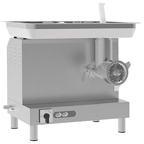 A Sirman Colorado electric meat grinder with a white base.