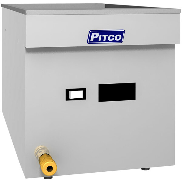 A black rectangular Pitco countertop electric rethermalizer with white text.