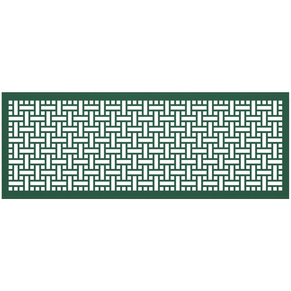 A green rectangular SelectSpace partition panel with a white lattice pattern.