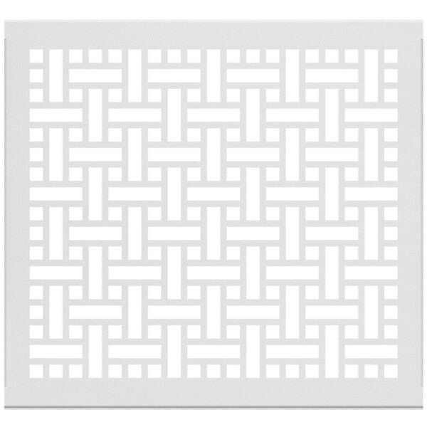 A white square with white lines.
