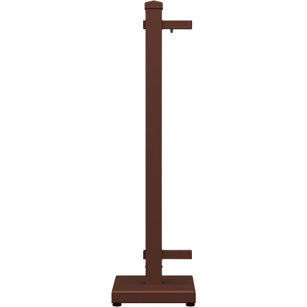 A brown metal SelectSpace end stand.