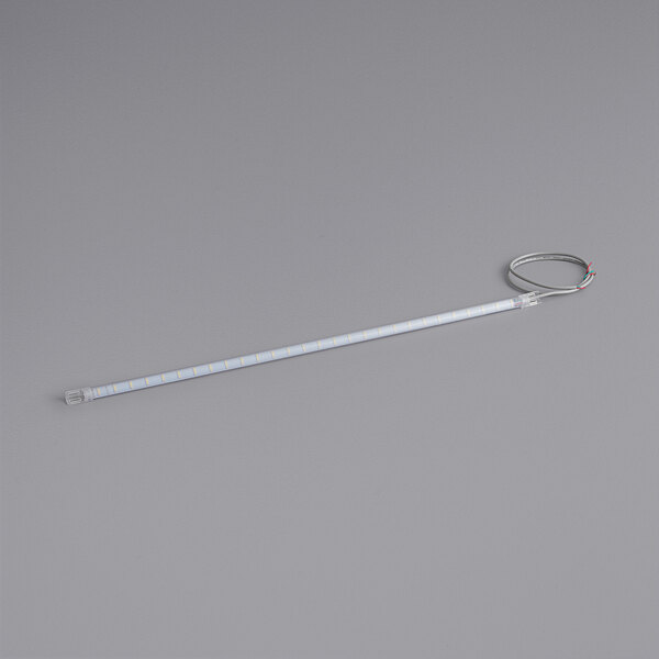 An Avantco LED light stick with a silver handle.
