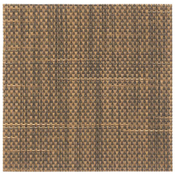 A Front of the House woven copper mesh coaster.