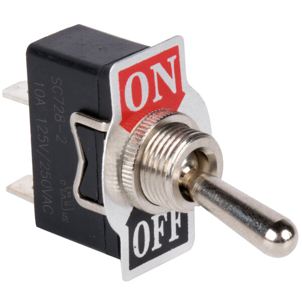 A VacPak-It toggle switch with a red and white on / off label.