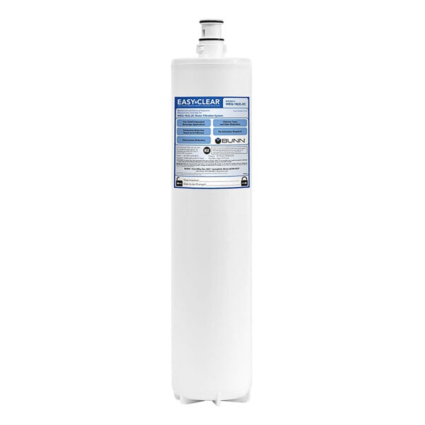 Bunn WEQ 56000.0128 Single Water Filtration Cartridge for Low to Medium Volume Applications - 18,000 Gallons