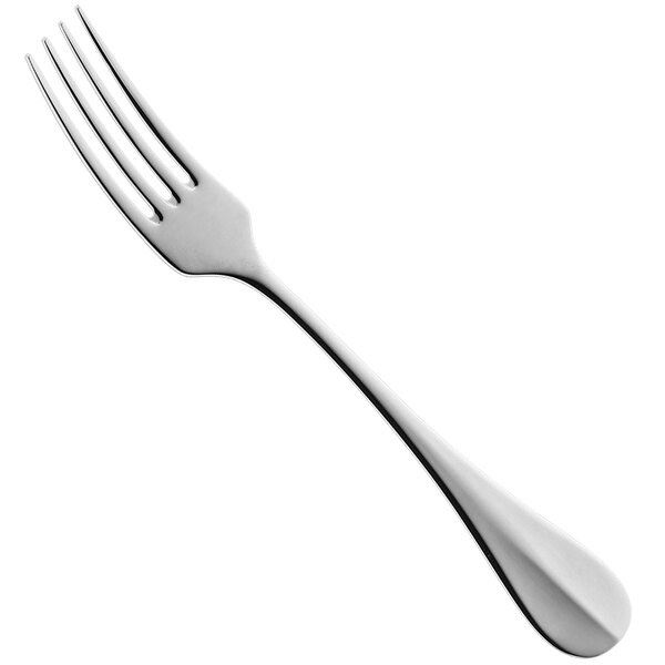 A RAK Porcelain Baguette stainless steel salad/dessert fork with a silver handle.