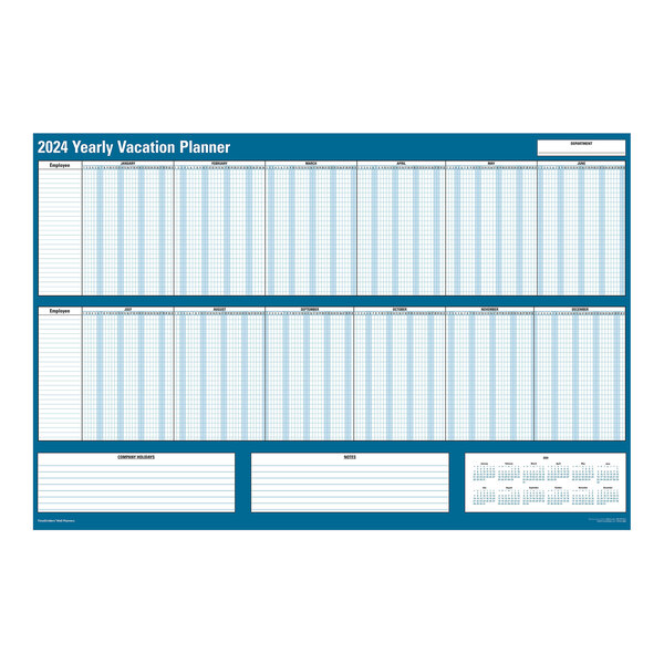 A white and blue grid patterned calendar with white lines.