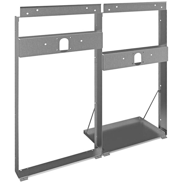 A metal shelf with holes for a Halsey Taylor OVL-II SER / ESR cooler.