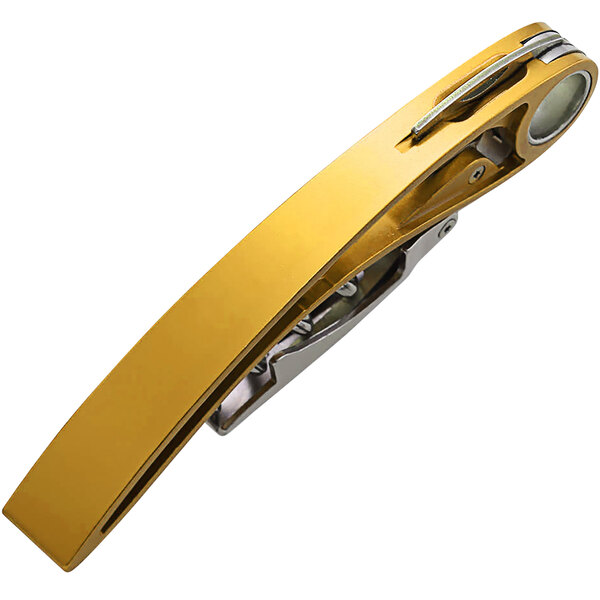 A Farfalli Aria double-lever corkscrew with a gold aluminum handle.