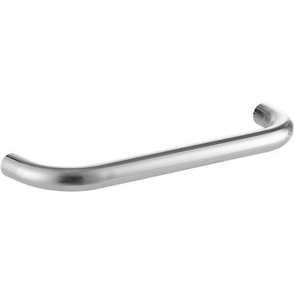 A silver stainless steel Backyard Pro body handle.