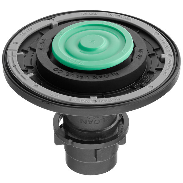 A boxed Sloan dual diaphragm kit with a black and green valve disc.