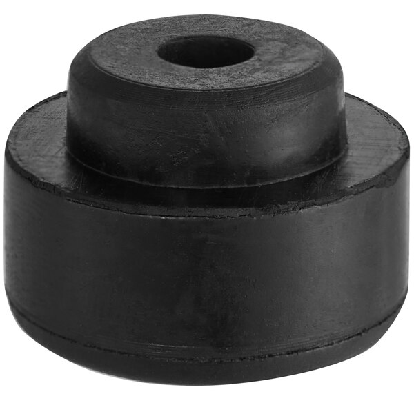 A black rubber AvaMix foot with a hole in it.