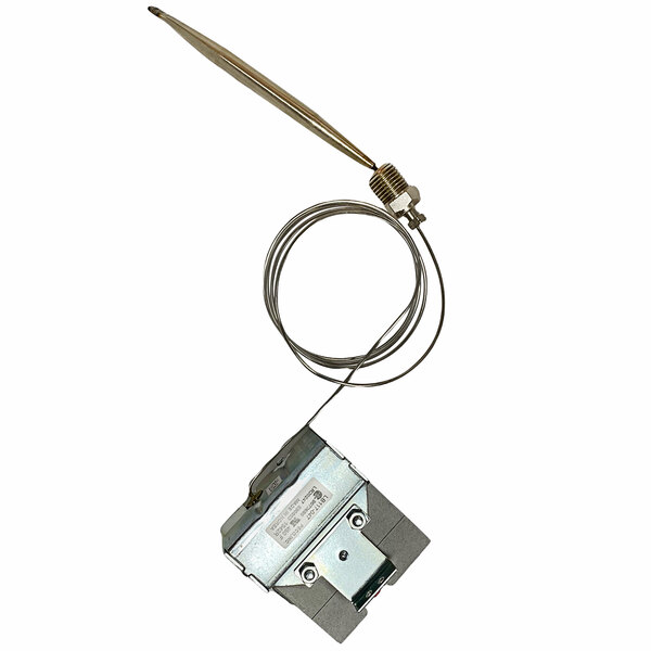 A PECO Control Systems L117-047 High Limit Thermostat with a metal wire.