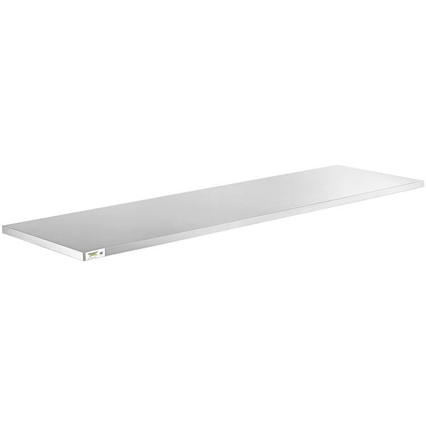 A white rectangular shelf for a Regency enclosed base table.