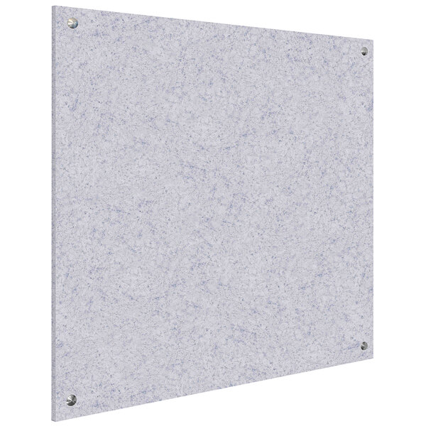 A white square Versare SoundSorb acoustic panel with screws.