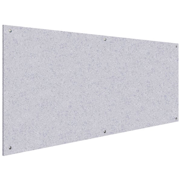 A white rectangular Versare SoundSorb acoustic panel with gray screws.
