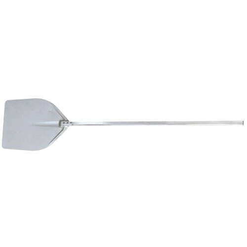 An American Metalcraft aluminum pizza peel with a long silver handle.