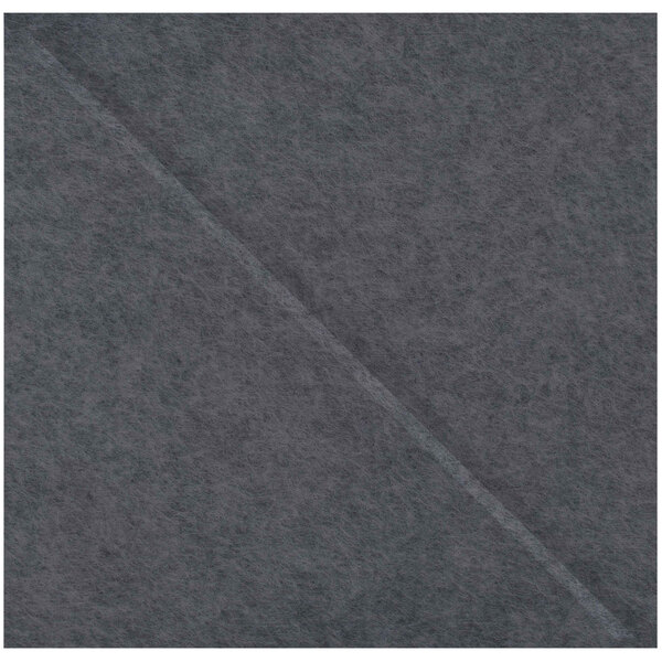 A dark gray beveled square acoustic panel with a diagonal line on the surface.