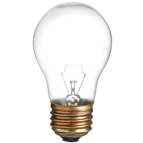 A Nemco 40W light bulb with clear glass.