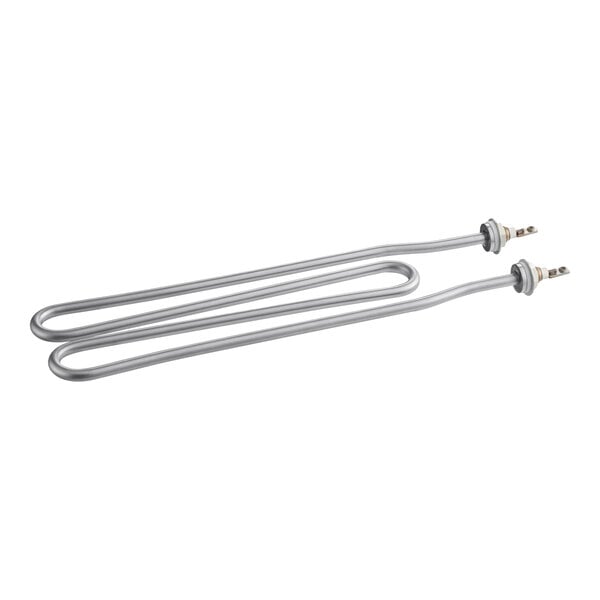 A pair of silver Avantco heating elements.