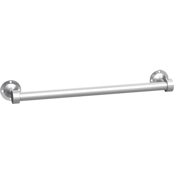 An American Specialties, Inc. stainless steel towel bar on a white background.