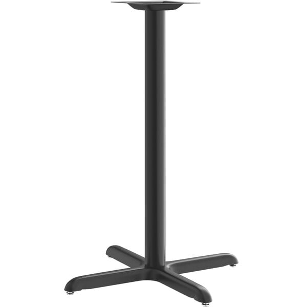A Lancaster Table & Seating black bar height column table base.