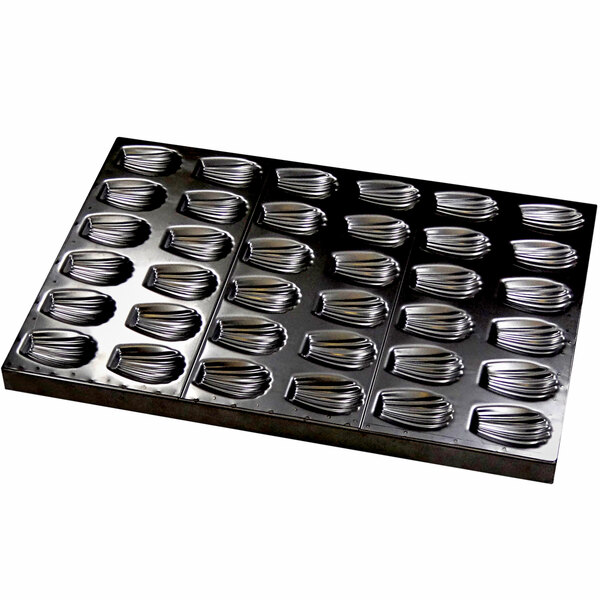 A Gobel Madeleine pan with 36 compartments.