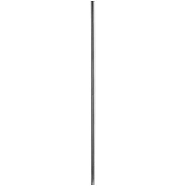 A long thin metal support bar with a metal rod.