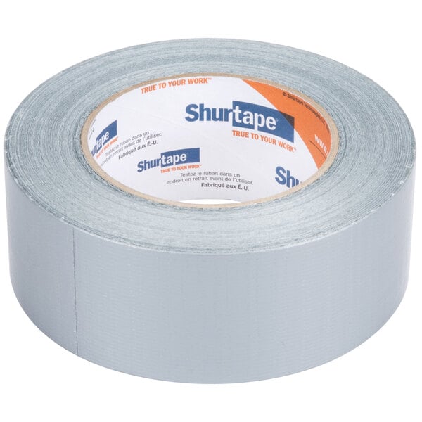 A roll of Shurtape gray duct tape.