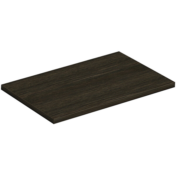 A Java oak rectangular shelf top.