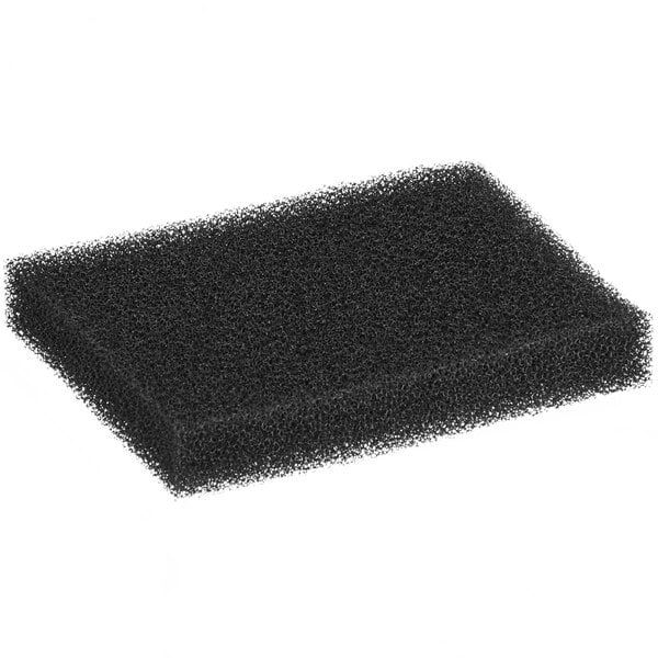 A black sponge for Bunn drip trays.