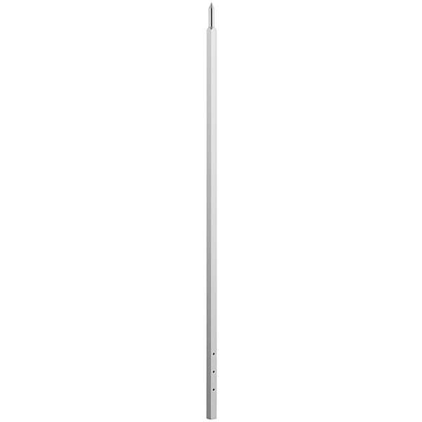 An Avantco white metal pole.