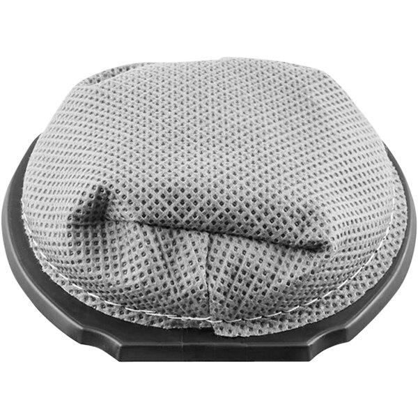 A grey mesh filter for a Simplicity F1 Micro Handheld Vacuum.