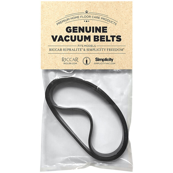 A package of two black Simplicity ULW-B2 vacuum belts.