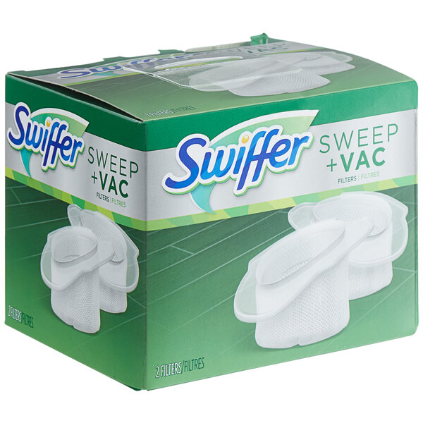 A box of Swiffer Sweep + Vac replacement filters.