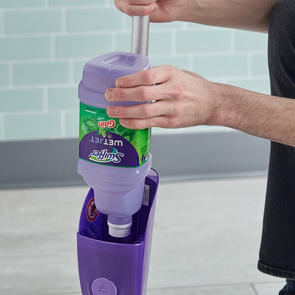 Swiffer® WetJet 84323 Multi-Surface Cleaner Solution Refill with Gain Original Scent 1.25 Liter - 2/Pack