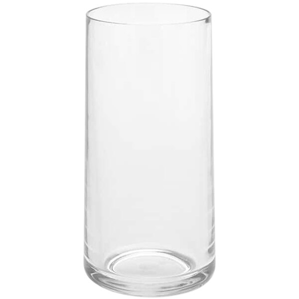 An American Metalcraft clear plastic highball glass on a white background.
