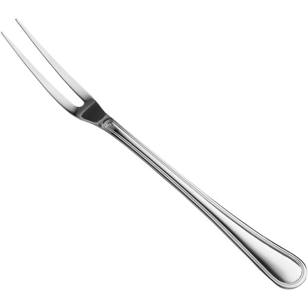 An American Metalcraft stainless steel serving fork with a long silver handle.
