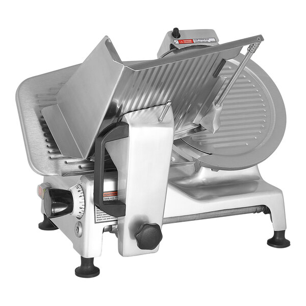 A ProCut meat slicer machine with a slicer attachment.