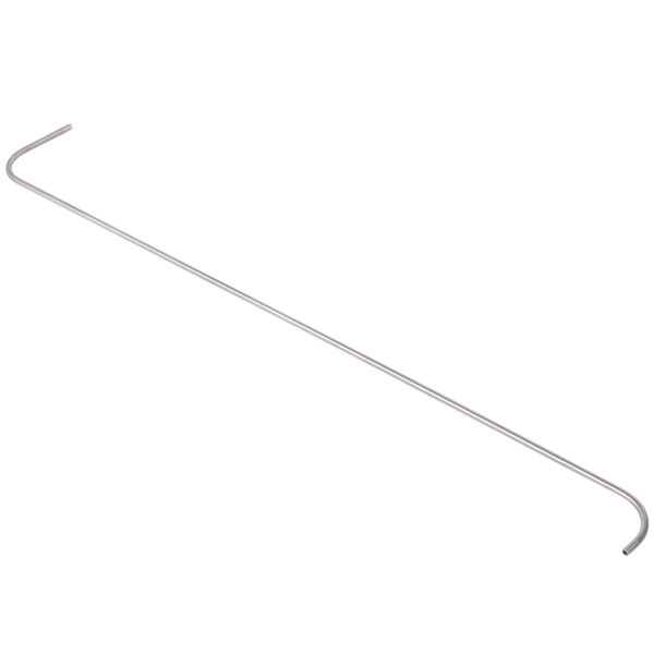 A long thin metal rod with a long handle.