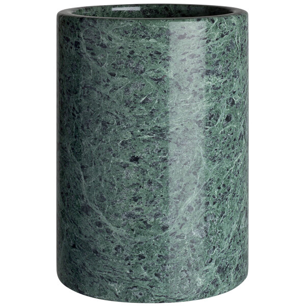 A green and black marbled Franmara champagne cooler.